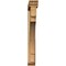 Ekena Millwork Merced Traditional Rough Sawn Bracket w/ Offset Brace, Western Red Cedar, 6"W x 42"D x 48"H BKT0604X42X48MRC01RWR - alternate 3